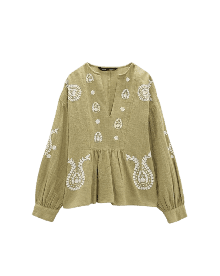 Slim-fit poplin shirt